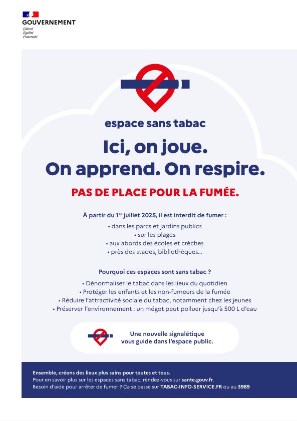 Eté 2025 : nouvelle interdiction de fumer dans les lieux publics en France